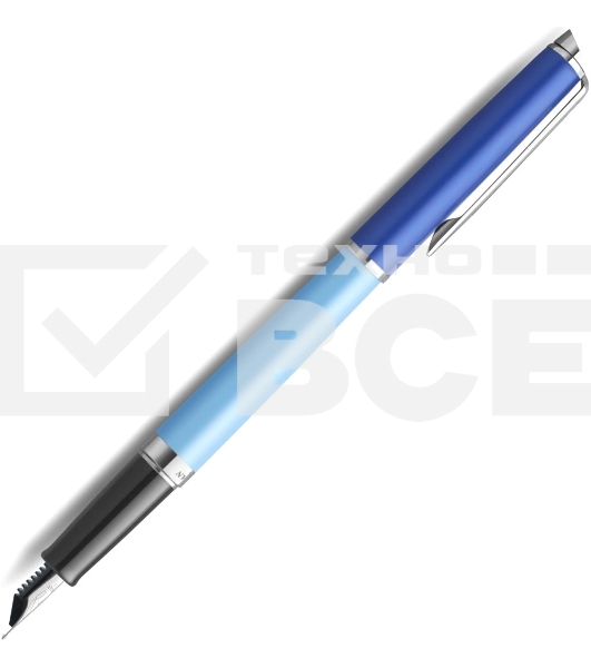 Ручка перьевая Waterman Hemisphere Colour Blocking (2179924) Blue CT сталь нержавеющая F подар.кор.