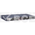 Коммутатор Hikvision DS-3E0326P-E(C) (L2) 24x1 Гбит/с 2xКомбо(1000BASE-T/SFP) 2SFP 24PoE 370W неуправляемый, фото 1