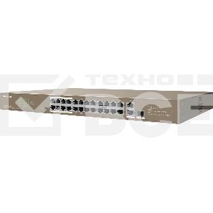 Коммутатор IP-COM F1126P-24-250W PoE неуправляемый 26-Ports 10/100 Mbps Base-TX + 1-Port 1000 Base-X SFP / 24-Ports PoE (PoE бюджет 230W)