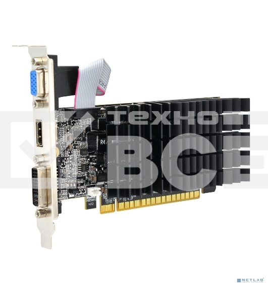 Видеокарта AFOX NVIDIA Geforce GT210 1GB DDR3 64Bit DVI HDMI VGA LP Single Fan