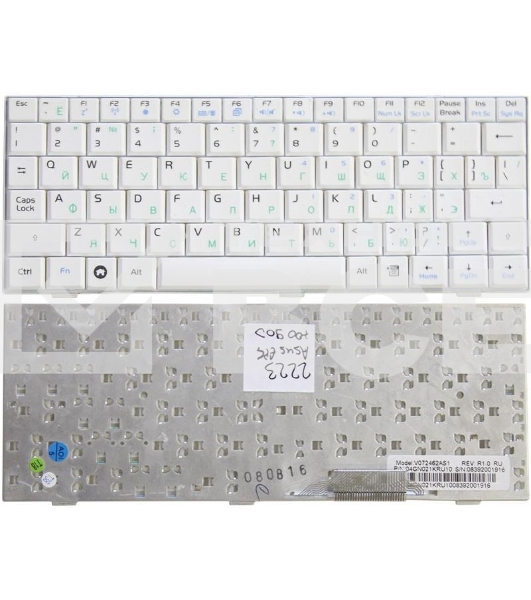 Клавиатура для ноутбука Asus Eee PC 700 701 900 901 белый