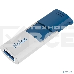 Флешка USB R/W R/W Netac U182 Blue 256Gb <NT03U182N-256G-30BL>, USB3.0, сдвижной корпус, пластиковая бело-синяя, фото8