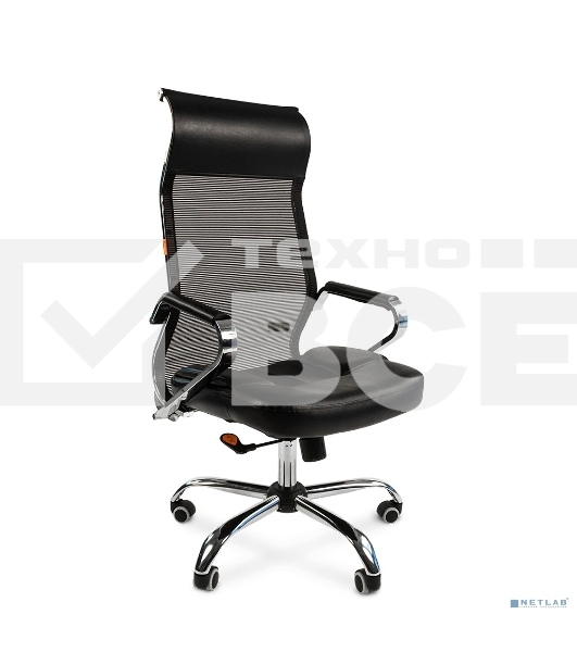Офисное кресло Chairman 700 экопремиум черный/сетка н.м.