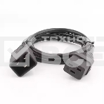 Шнур сетевой Rexant IEC 320 C19 – IEC 320 C20 3x1,5мм², длина 1,8м, фото3