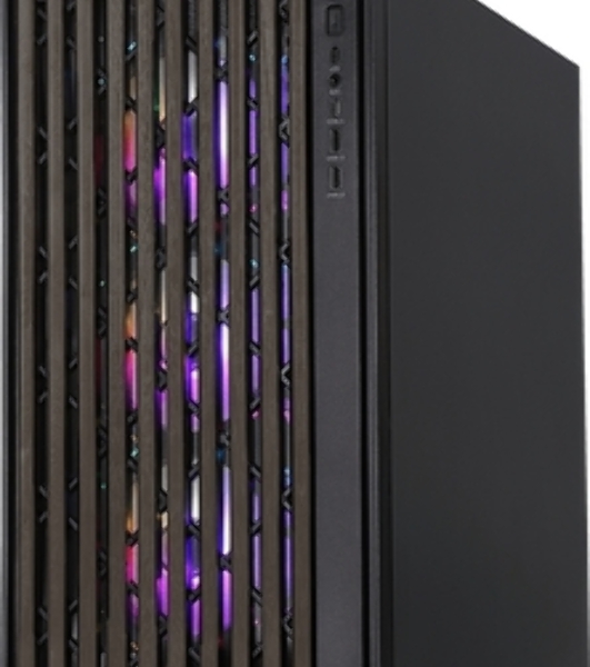 Корпус Formula V Line TimberLine T0 Black, ATX, wood+plastic front, TYPE-C*1, USB3.0*2, FRONT 3x120мм FRGB, REAR 1x120мм FRGB