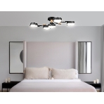 Светильник Ambrella light FL4835/5 BK черный 3000K-6400K 70W 830*400*160 (ПДУ ИК), фото3