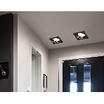 Светильник Ambrella light TN52342 SBK/GBK черный песок/черный глянец GX53 max 12W 115*115*25, фото3