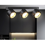 Светильник Ambrella light TN71295/3 BK/GD черный/золото GX53/3 max 12W 400*95*137, фото6