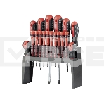 Набор отверток MATRIX 11452fusion на подвесной полке 18шт crv, фото 1