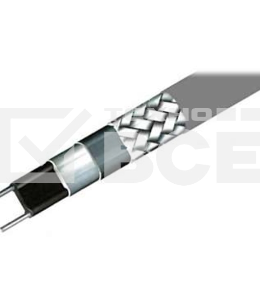 Кабель нагрев. саморег. 24Вт/м с экраном 220В сертификат Ex 16AWG (термопласт) EXTHERM SLL24-2CR