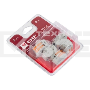 Клемма СМК 222-412 (блист.5шт) EKF plc-smk-412b