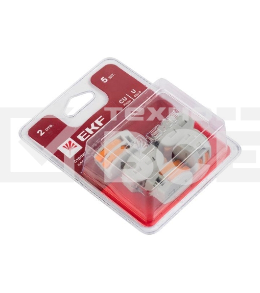 Клемма СМК 222-412 (блист.5шт) EKF plc-smk-412b