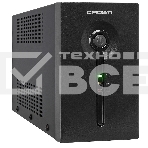 Источник бесперебойного питания CROWN ИБП CMU-SP650EURO {650VA, металл, 1x12V/7AH, розетки 2*EURO+1*IEC bybass} CM000001490, фото3