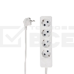 Удлинитель PROconnect OPTIMA 4 гнезда, 3 м, 2х0.75 мм², б/з, белый, фото5