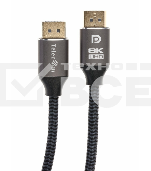 Кабель соединительный DP-DP 1.4V 8K@60Hz  2м, Telecom Pro <TCG750-2M>