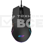 Мышь проводная Acer OMW121 черный, 6400 dpi, USB, кнопки - 6, фото3