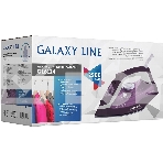 Утюг Galaxy Line GL 6124, фиолетовый с белым, паровой, 2500 Вт, постоянный пар 50 г/мин, паровой удар 230 г/мин, функции: самоочистка, антикапля, антинакипь, функция увлажнения, вертикальное отпаривание, защита от перегрева, индикатор нагрева, керамическо, фото15