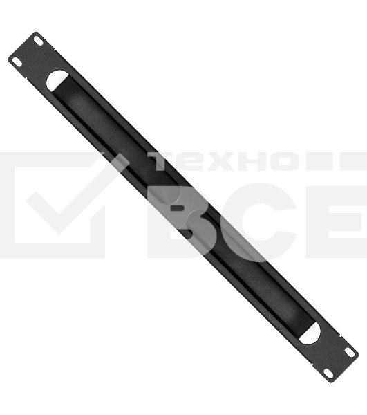 Кабельный органайзер ExeGate CM19-1U-12M-CV (горизонтальный 19