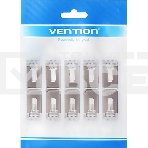 Коннектор Vention RJ45 (8p8c), FTP cat. 5e, под витую пару, экранированный (10шт.), фото 1