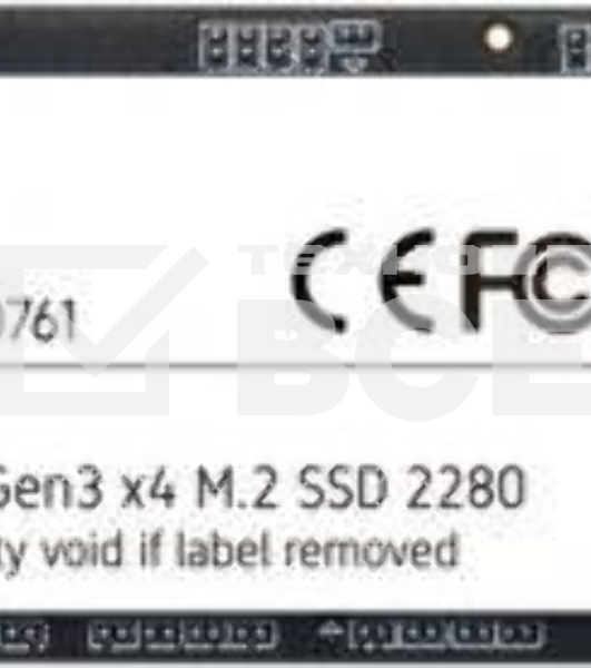 Накопитель SSD Patriot P300, 2TB, PCIe 3.0 x4, M.2 2280, NVMe, R/W 2100/1650