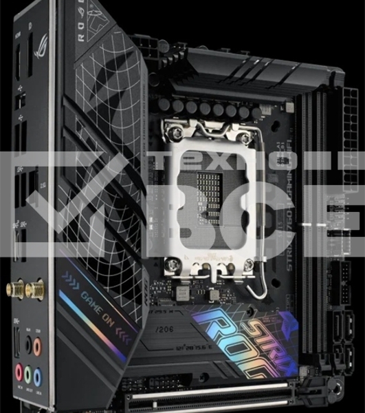Материнская плата ASUS ROG STRIX B760-I GAMING WIFI, LGA 1700, Intel B760, 2xDDR5, 4xSATA, 2xM.2, 1xPCIe 5.0 x16, 1xHDMI, 1xDP, 1x 2.5Gb LAN, 3xUSB-A 2.0, 3xUSB-A 3.2 Gen 1, 1xUSB-C 3.2 Gen 1, 1xUSB-C 3.2 Gen 2x2, 5x3.5 мм, 7.1, Mini-ITX