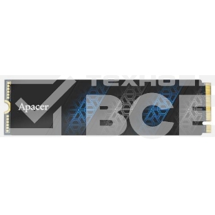 Накопитель SSD Apacer AS2280P4U PRO, 2Tb, M.2 2280, PCIe 3.0 x4, R/W 3500/3000, с радиатором