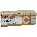 Картридж лазерный голубой, тип SP C360X Ricoh SP C361SFNw (9K, только для МФУ), фото 1