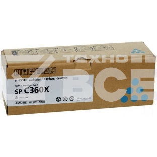 Картридж лазерный голубой, тип SP C360X Ricoh SP C361SFNw (9K, только для МФУ)