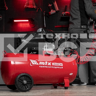 Компрессор воздушный КК-2200/100, 2,2 кВт, 350 л/мин, 100 л, прямой привод, масляный// MTX