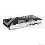 Коммутатор D-Link DGS-1210-10MP/F3A Smart L2 Switch 8х1000Base-T PoE, 2х1000Base-X SFP, PoE Budget 130W, Compact CLI, фото2