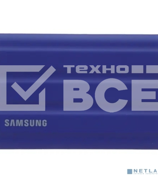 Накопитель SSD Samsung T7 Shield MU-PE1T0R/WW, USB3.2, 1ТБ, синий