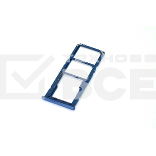 Лоток для SIM-карты Samsung Galaxy A20/A30/A50/A70 (A205F/A305/A505/A705F) синий