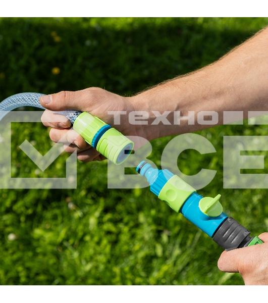 Шланг поливочный Palisad прозрачный армированный 3-х слойный, 1/2