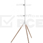 Подставка для телевизора Cactus CS-ST1246WTBCH белый/береза 45