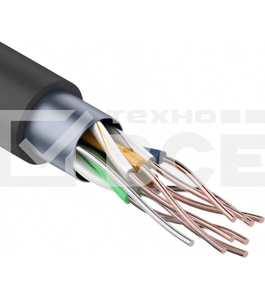 Кабель витая пара PROconnect FTP 4PR 24AWG, CCA, CAT5e, наружный (OUTDOOR), бухта 305 м
