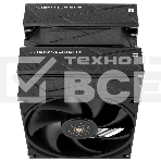 Кулер для процессора Thermalright Royal Pretor 130 (4-pin PWM, 158mm, Ni/Cu, 6x6mm, 1x120+1x130mm, 80.45CFM/81.88CFM, 29.4dBA/28.3dBA, 2150PM/1750RPM, S: 1200, 1700, 1851, 2011, 2066, 115X, AM4, AM5, silver, black), фото2