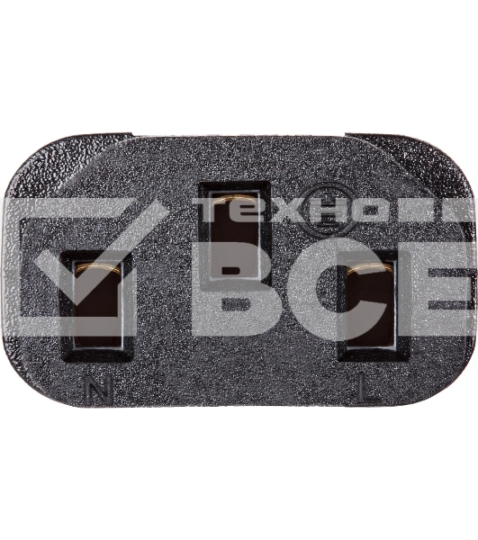 Кабель комп - розетка 220V EU (угловой) 3GX1,5mm2, 1,8m, медь, Telecom