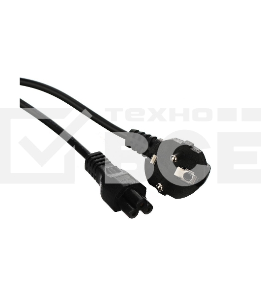 Кабель/ Кабель питания для ноутбуков 3-pin ( угловая Евровилка) <VDE> 3G*0.5mm2 Aopen <ACE022-1.8M> , 1,8m
