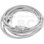 Патч-корд PP22-3m 1000G FTP 4 пары cat5E CCA molded 3м серый RJ-45 (m)-RJ-45 (m), фото 1