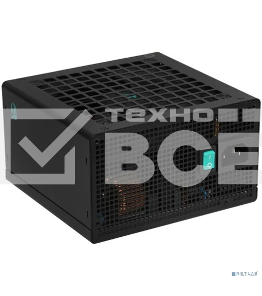 Блок питания Deepcool/GamerStorm PQ750G (ATX 3.1, 750W, Full Cable Management, PWM 120мм fan, 80 PLUS GOLD, Active PFC + Half Bridge + DC/DC, Full Japanese Capasitors, Gen5 PCIe) RET