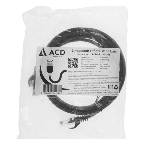 Патч-корд ACD-LPU5C-10W сat.5e UTP 24AWG 4Pair, 7/0.18мм CU белый, 1.0м, фото 1