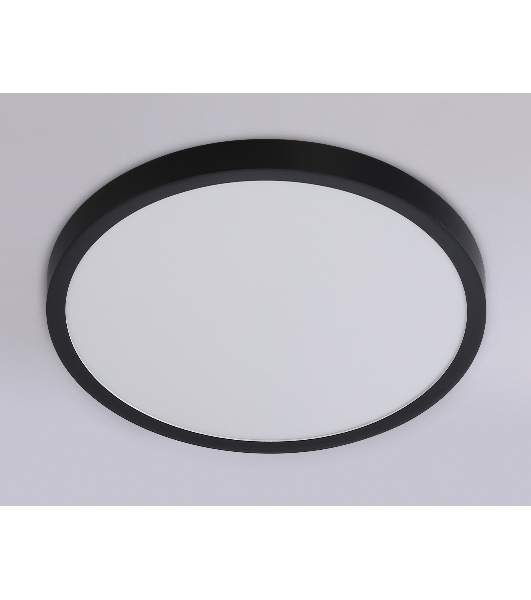 Светильник светодиодный ультратонкий Ambrella light FZ1953 BK черный IP54 20W 5000K D270*15 (Без ПДУ)