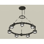 Светильник Ambrella light XR92051601/7 SBK/FR черный песок/белый матовый GX53  (A9205, C9238, N8434), фото4