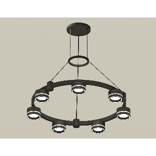 Светильник Ambrella light XR92051601/7 SBK/FR черный песок/белый матовый GX53  (A9205, C9238, N8434)