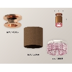 Светильник Ambrella Light XS6304151 SCF/PPG/PI кофе песок/золото розовое полированное/розовый MR16 GU5.3 (N6906, C6304, N6152), фото 1