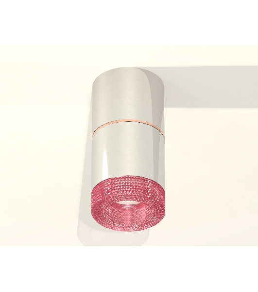 Светильник Ambrella Light XS7405082 PSL/PI серебро полированное/розовый MR16 GU5.3 (C7405, A2073, C7405, N7193)
