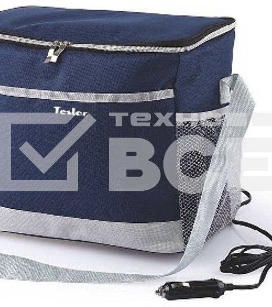 Автомобильный холодильник TESLER TCB-1422 'Объем: 30л Напряжение питания: автомобильная сеть 12В Максимальное охлаждение: 11-15°С ниже температуры окружающей среды (но не ниже +5°С) Охлаждающее устройство: термоэлектрический элемент Регулируемый съемный наплечный ремень: есть Ручки для переноски: есть Боковой карман: есть