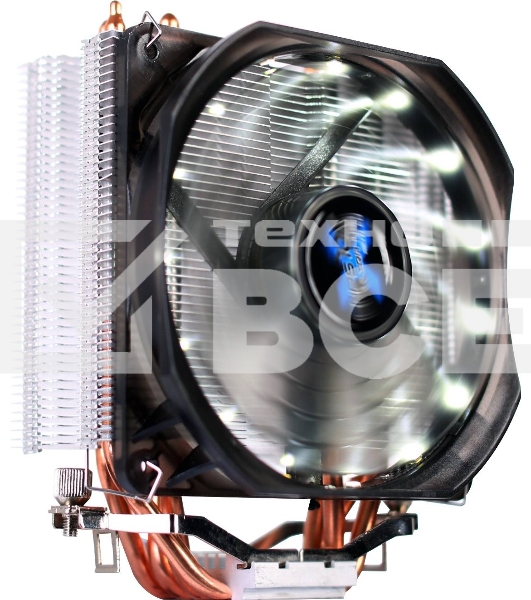 Кулер для процессора Zalman CNPS9X OPTIMA серебристый/черный, 120 мм, алюминий/медь, 1500 об/мин, 26 дБ, 4 pin, 180 Вт, 156 мм