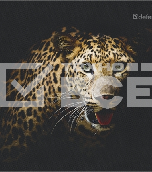 Коврик для мыши Defender Wild Animals и, 220x180x2 мм, 8 видов