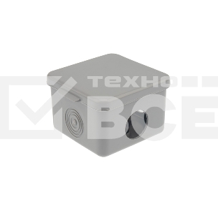 Коробка распаячная ОУ, 65x65x50, IP54 (УПрк 65*65/45.2.3) Rexant